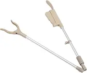 IWOWHERO Elderly Litter Picker Extended Handle Multifunctional Trash Claw Grabber Foldable Reacher Tool Grey