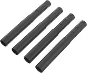 VANZACK 4pcs Carbon Fiber Golfs Rod Extenders Extender for Golfs Club Extender for Rod Golf Club Extensions Shaft Black