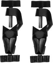 LOPUNER 2pcs Zinc Alloy Cross Angle Support Laboratory Equipment Laboratory Stand Support Laboratory Grip Support Ground Rod Holder Beaker Clamp Holder Clamps Lab Clamp
