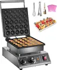 Mini Dutch Pancake Maker, 1.7-Inch Diameter Mini Pancake Poffertjes Machi