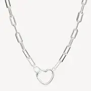 Cuore Chain Link Necklace