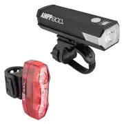 Cateye Combo AMPP800/VIZ300 HL-EL088RC/TL-LD810R Rubber Strap USB 800 5F/4R