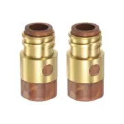 2pcs Welding Torch Diffuser, 350A Red Fiber Welder Gas Insulation Sleeve