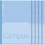 KOKUYO Campus Composition Kimochii Notebook, 5 Pack Feels Flat Semi-B5 Comp Book