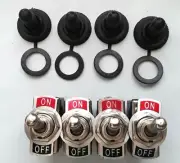 Toggle Switches 4 Pack 2 Pin ON Off SPST Car Rocker Toggle Switches, 20A Heavy