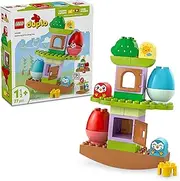 LEGO DUPLO My First Balancing & Stacking Tree Toy for 18 Month Old Boys & Girls, Toddler Learning Toy with Tree House and 2 Bird Animal Figures, Educational Kids' & Baby Early Development Toys 10440