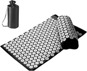 acupressures Mat - Massage Mattress With Carry Bag | Spike Mats | Meditation Mat Pillow Pressure Mat | Massages Mat Set, Mediation Accessories For Home, Office Or Travel, Neck & Back Discomfort