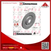 Zimmermann Disc Brake Rotor 330mm Rear For Audi Q7 4MB, 4MG SQ7 3.0L 45, 50, 55