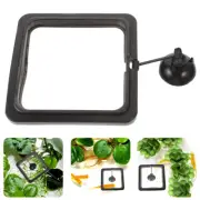 Fish Feeder Floating Square Feeding Circle Suction Cup Adjustable Joint