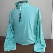 Hobe Sound Golf Club Mens Medium Large or 2XL Green 1/4 Zip Golf Pullover NEW