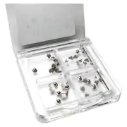 J&J Ortho™ Bondable Orthodontic Lingual Button Sorted Kit with Lid Box 40/pk