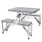 Portable Camping Table And Stools Set Folding Outdoor Fishing Picnic Furniture