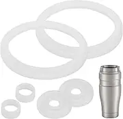 Replacement Gaskets Compatible with Thermos Stainless King 16 Ounce Travel Tumbler Mug Gaskets Seals, Fits Stainless King and Comparable Travel Tumblers Mugs - Food Silicone Seal Without Leakage (2)