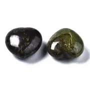 Dragon Blood Japser Heart 30mm - Fertility, Inner Wisdom, Courage and Grief Support - Healing Crystal - Gift Idea
