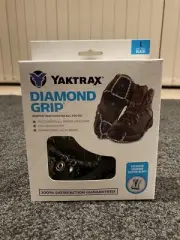 Yaktrax Diamond Grip Large US W 10.5+/M 9.5-12.5 Boot Chains for Ice and Snow