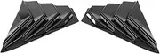 Compatible for Nissan Altima 2019 2020 Carbon Fiber Side Vent Window Scoop Louver Trim 2pcs Car Exterior Accessories(Carbon Fibre ABS)