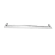 Luxury 600Mm Double Towel Rack Bathroom Towel Rail Chrome