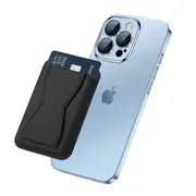 ZUSLAB MagSafe Card Wallet Snap-On Magnetic Stand Design for iPhone 13 Pro Max / 13 Pro / 13 / 13 Mini Enhanced Strength - Black