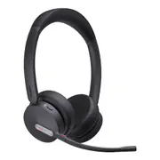 Yealink BH70 Bluetooth Wireless Stereo Headset UC, BT51 C Dongle with A Adapter, 3-Mic Noise Cancellation, 35 Hours Talk Time, RMA ONLY