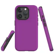 For iPhone 15 Pro Max Case, Shielding Cover, Purple
