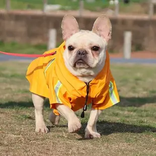 寵物衣服 夏季寵物雨衣狗狗雨披斗篷反光狗狗雨衣中大型衣服狗雨衣寵物用品