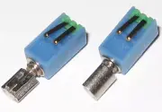 2 X Pager / Cell Phone Vibrating Micro Motor - 1V to 3V DC - 0.05 ounce - 0.4" L