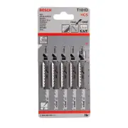 Bosch Clean Cutting Wood Jigsaw Blades 5 Pack T101D