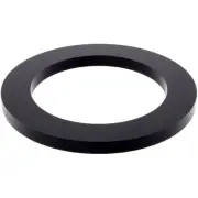 Plymor Black Acrylic Sphere Thin Display Holder Stand, 0.375" H x 5" W