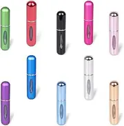 SSyang 5 ml Perfume Atomiser, Pack of 10 Perfume Atomisers, Refillable, Travel Perfume Atomiser, Refillable, Empty, for Men, Women, Business, Work, Leisure, Travel, Party