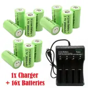 Usa 16340 Batter.y 2800mah Cr123a Rechargeable 3.7v Li-ion With Charger