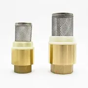 1/2" 3/4" 1" 1-1/4" 1-1/2" 2" BSP Female Thread Brass Check Valve With Mesh Strainer Filter Bottom Valve Foot Valve For Water - (Specification: 1-1/4")