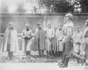 Kaiser Wilhelm II reviewing German troops New 8x10 World War I WW1 Photo