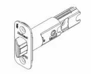 New KWIKSET 6WAL Adjustable door Latch 2 3/8"-2 3/4"