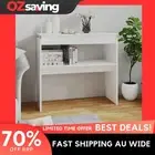 Console Table White 80x30x80 cm Engineered Wood Hallway Storage Decor 8314