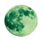 30CM 3D Luminous Moon Wall Sticker Luminous Decor for BedFor Room Glow in Dark