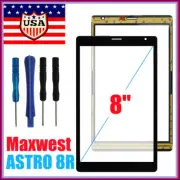 New 8'' Touch Screen Digitizer Glass Replacement Panel Part For Maxwest ASTRO 8R