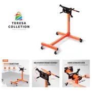 Engine Stand, with 360 Degree Adjustable Head, Cast Iron Motor Hoist Dolly, 4...