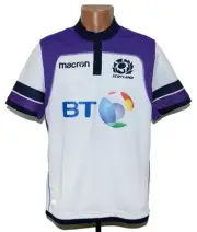 SCOTLAND NATIONAL TEAM RUGBY UNION SHIRT MACRON SIZE M