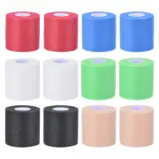 12Pcs Sports Pre-Wrap Foam Pre-wrap 30 Yard Athletic Tape Wraps Multicolor