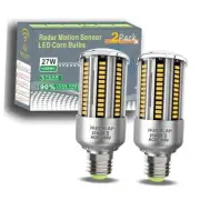 Radar Motion Sensor Light Bulbs A19 250W Equivalent AC85 27w Warm White 3000k