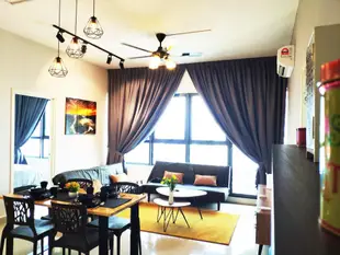 雙子星大樓的2臥室公寓 - 75平方公尺/2間專用衛浴Futuristic Home 2, 5 mins to Ampang Point, 5 pax