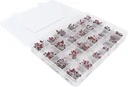 Marhynchus 960pcs Ceramic Capacitor Assortment Kit, Organized Storage, Complete Capacitor Kit, Good Performance for DIY Electronic Projects with Versatile Use, Easy Identification, Ideal