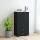 6-Drawers Wooden Buffet Sideboard Cabinet Storage Shelf Cupboard Tallboy Dresser