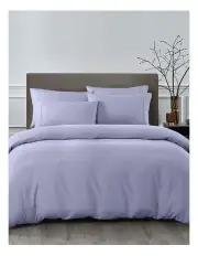 [Royal Comfort] Bamboo Cooling Double 6-piece Sheet & Quilt Cover Set in Lilac