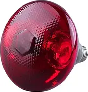 51buyoutgo 275W Thickened Infrared Heat Lamp Bulb for Puppies Reptiles Chicks Tortoise Poultry Dog, Puppy Reptile Heat Lamp, Chicken Basking Bulb Red