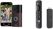 Ring Battery Video Doorbell + Fire TV Stick 4K streaming device