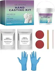 Hand Casting Kit - Hand Stamping Kit | Casting Home Set For Couples, Romantic Sculptures Set Of Mold Boats With Gloves For Weddings Portable For Men, Boyfriend And Girlfriend,