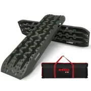 X-BULL Recovery tracks / Sand tracks / Mud tracks / Off Road 4WD 4x4 Car 2pcs Gen 3.0 - Olive