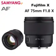 Samyang AF 75mm F1.8 X auto focus Lens for Fujifilm Fuji X mount APS-C Camera