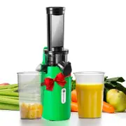 Ventray Ginnie Mini Cold Press Juicer, Small Slow Masticating Juicer for Vege...